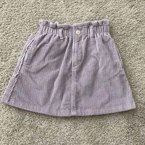 Zara corduroy skirt